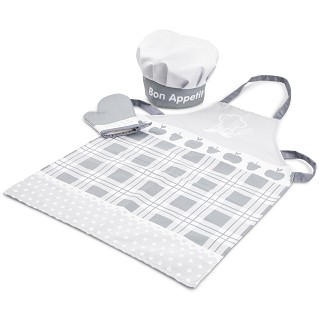 Apron set - white